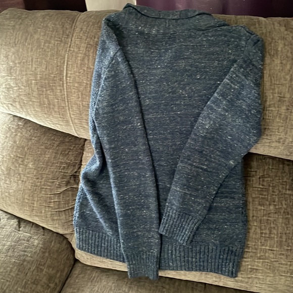 Blue Button down sweater - Picture 3 of 3